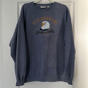 🦅 Vintage Fieldmaster Embroidered Eagle Sweatshirt